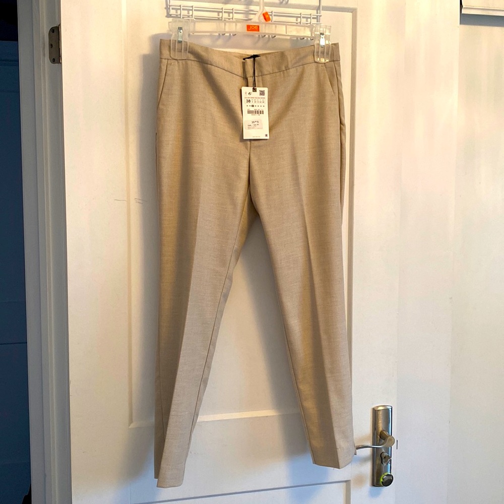 Zara light tan pant-Nwt